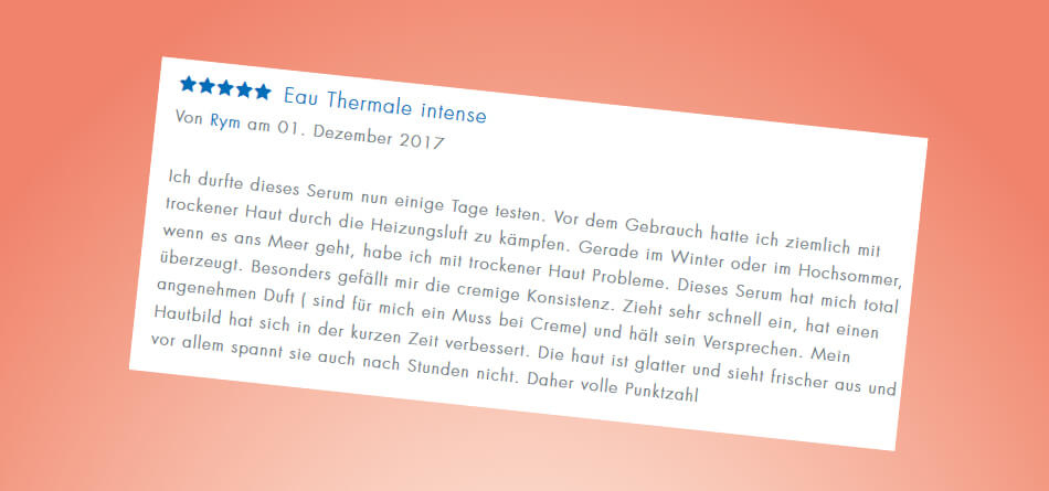 Auf der Produktseite von Avène hat trnd-Partnerin Rym2210 eine ausführliche Bewertung geschrieben, um andere interessierte Frauen zu unterstützen.