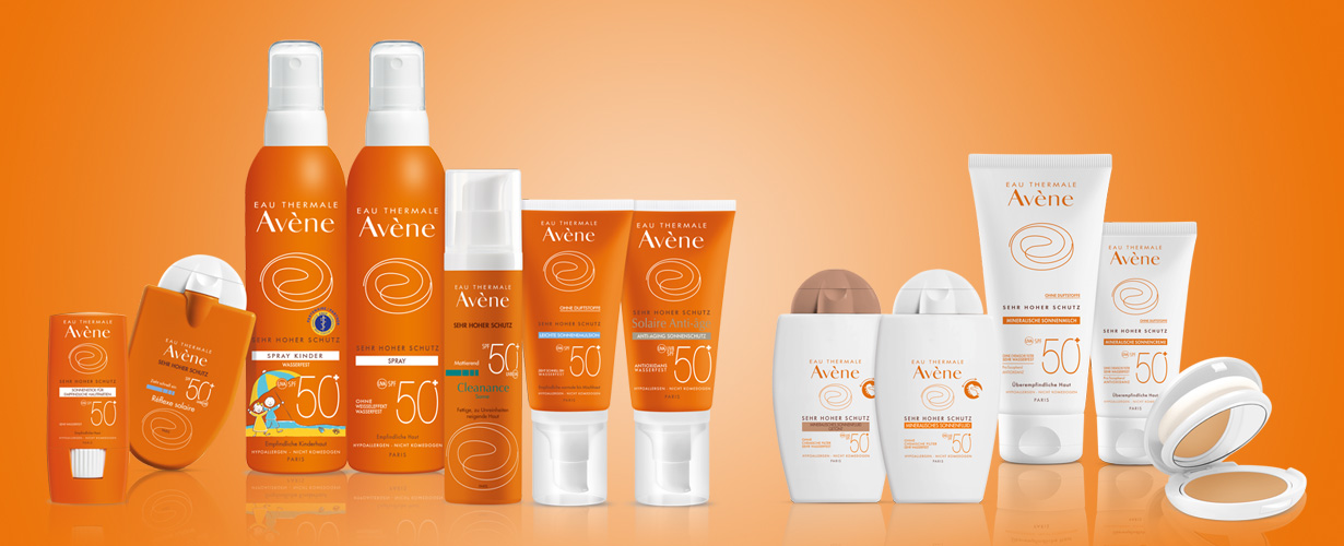 … für Groß und Klein die passende Sonnenpflege: Mit der orangen und der weißen Sonnenlinie. Wie diese sich unterscheiden, und …