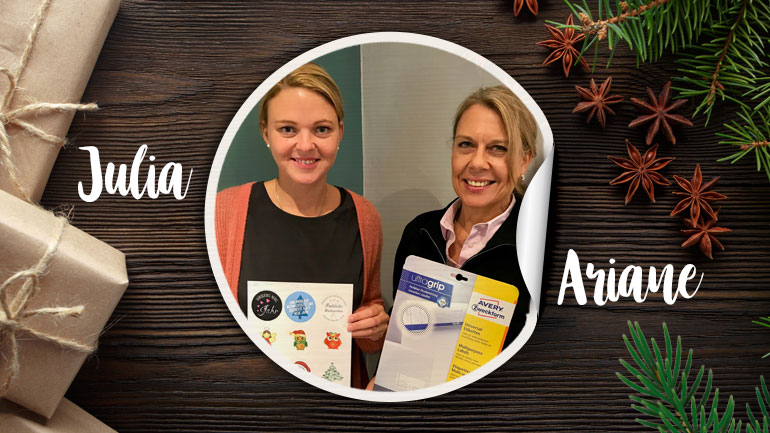 Julia und Ariane sind unsere Ansprechpartnerinnen im trnd-Projekt mit Avery Zweckform.