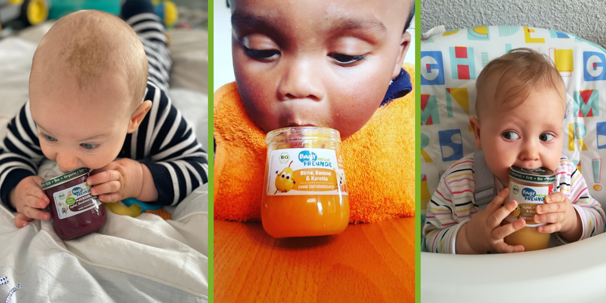 Die Vorfreude bei den kleinen Projektteilnehmern war groß! Wenn diese Gläschen doch nur aufgingen...