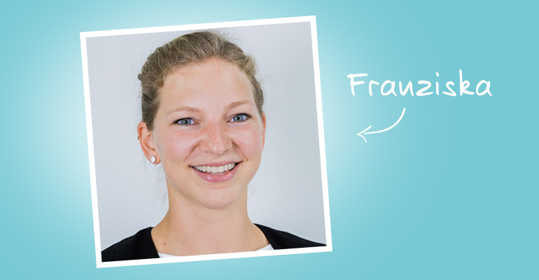 Franziska - unsere Ansprechpartnerin zum BASIS pH Duschöl und BASIS pH Duschbad