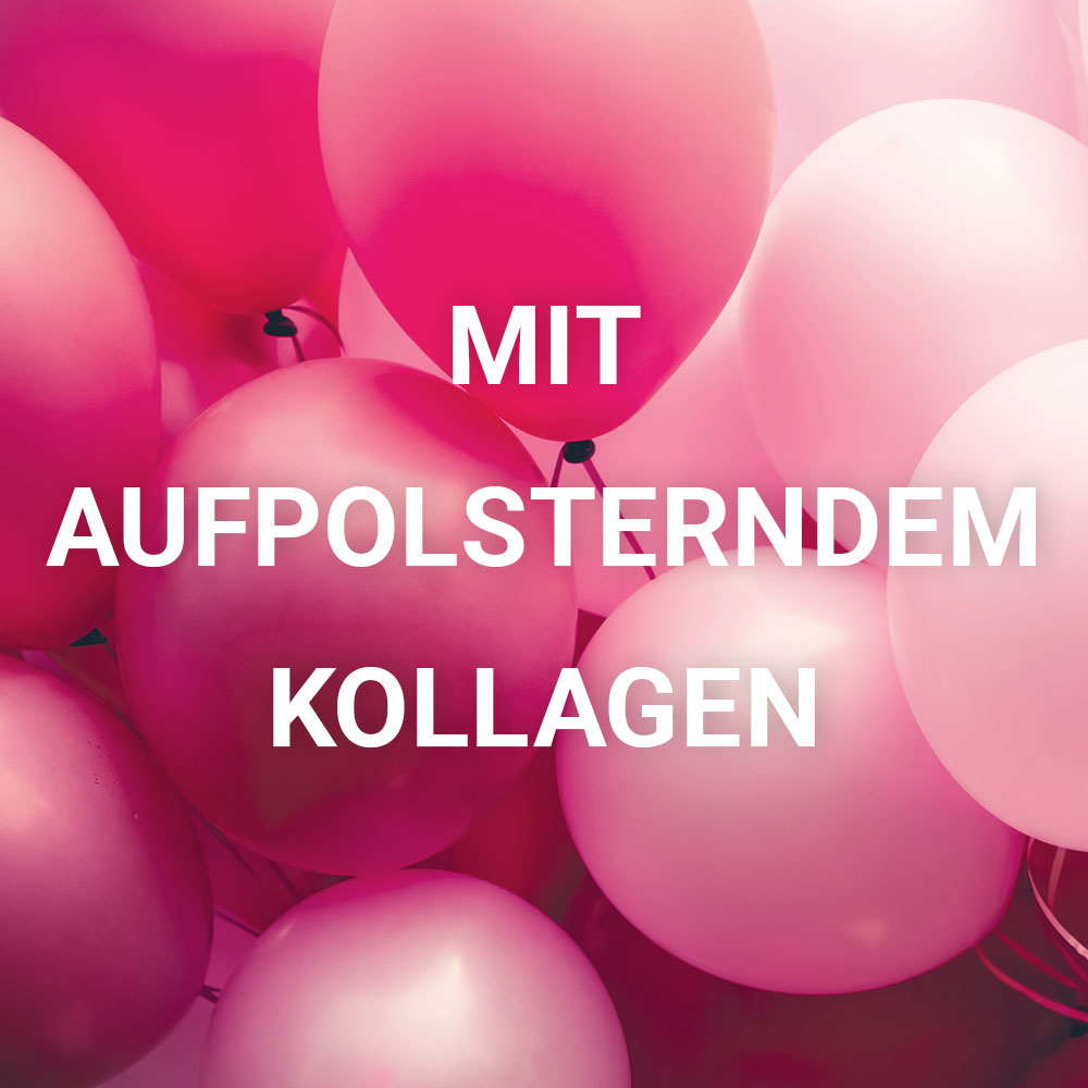 Hair Benefits Volumen erfrischt dein Haar, polstert es mit natürlichem Kollagen auf und sorgt so für langanhaltendes Volumen.