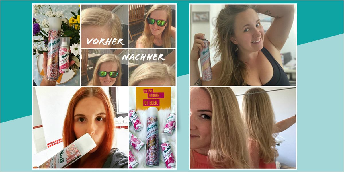 Batiste Playful Scents: Vorher platt, nachher frisch & duftend