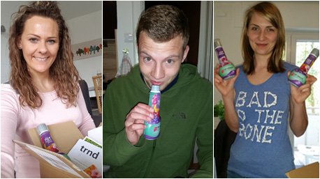 Die ersten trnd-Startpakete mit Bayer Garten TOP DÜNGER treffen ein.