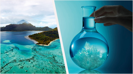 Der biologische Aktiv-Stoff BLUE HYALURON™.