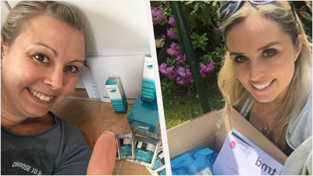 ... uns eine Meinung zu Duft und Konsistenz gebildet, ...