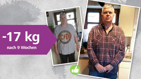 trnd-Partner juenter hat nach 9 Wochen BodyChange Classic ganze 17 kg abgenommen.