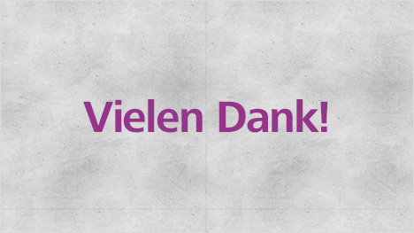 ...vielen Dank für eine tolle Zeit!