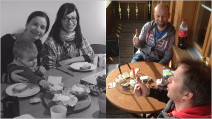 Mit Freunden Boursin genießen.