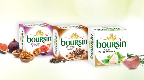 Für abwechslungsreichen Genuss gibt es den Doppelrahmfrischkäse in drei Sorten: Feigen & 3 Nusssorten, Schwarzer Pfeffer sowie Knoblauch & Kräuter.