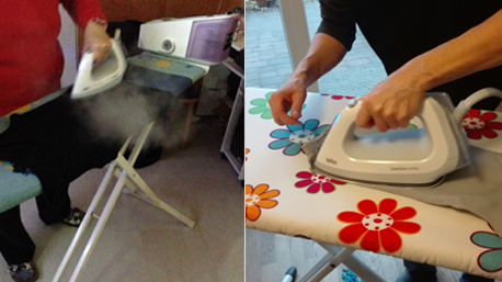 Ob Team "EASY" oder Team "PRO" - an den Bügelbrettern wurde ordentlich Dampf gemacht ...