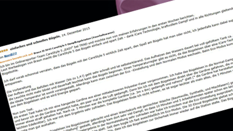 Sternebewertung verfassen