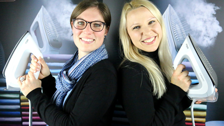 Unsere Ansprechpartnerinnen bei Braun: Andrea und Claudia