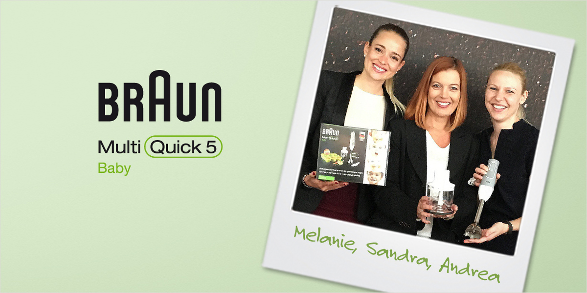 Unsere Ansprechpartnerinnen: Melanie, Sandra und Andrea von Braun. 