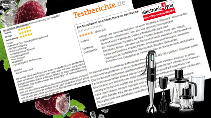 Testreportagen unserer trnd-Partner über den Braun MQ 745 Aperitive.