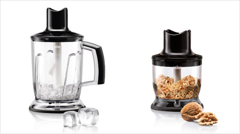 … im Lieferumfang sind ein Standmixer inklusive Ice-Crusher-Messer, ein Zerkleinerer für bspw. Nüsse oder Kräuter, ein …