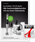 Braun Multiquick 7 MQ 745 Aperitive - Projektfahrplan herunterladen