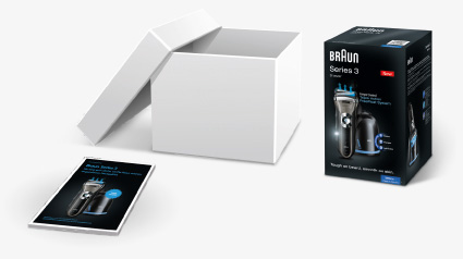 Das Startpaket zum trnd-Projekt mit dem Braun Series 3.