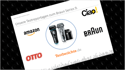 Auf insgesamt 5 Plattformen veröffentlichen wir Testreportagen zum Braun Series 9.