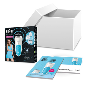 Das Startpaket im trnd-Porjekt mit dem Braun Silk-épil 5 SensoSmart™.