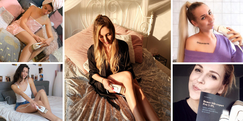 Wir posten unsere Fotomomente mit dem Braun IPL. 