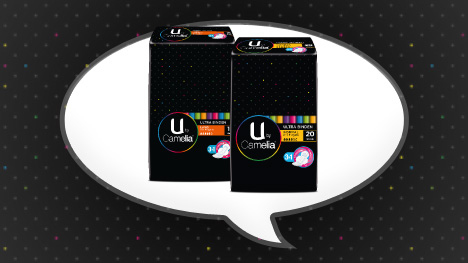 U by Camelia Ultra Binden in einem Satz!