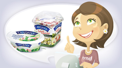 Feedback geben im Projekt mit den Cantadou Produkten.