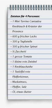 Cantadou - Zutaten 1