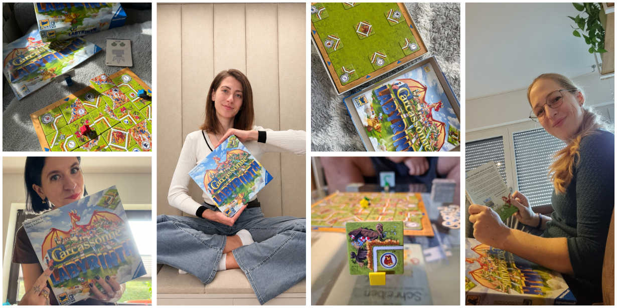 Eure Mission mit Carcassonne Labyrinth: Spielen, teilen und begeistern! 