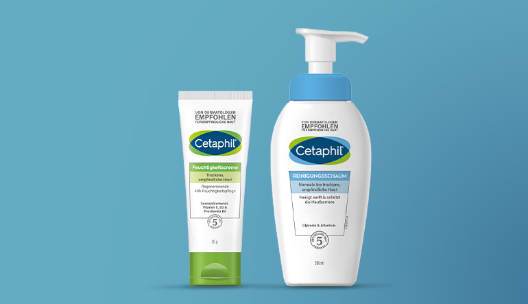 Cetaphil® Feuchtigkeitscreme & Reinigungsschaum