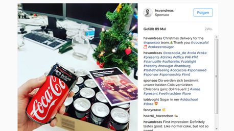 trnd-Partner hsvandreas hat die Coke Zero Sugar zusammen mit seinen Kollegen probiert.