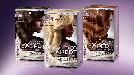 Die neuen Color Expert Colorationen von Schwarzkopf enthalten die innovative Omegaplex-Technologie, die ihren Ursprung in den Coiffeursalons hat.