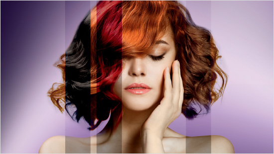 Es gibt 19 Nuancen von Intensivem Schwarz über Braun- und Blondtönen bis zu Intensivem Rot. Acht davon können wir im trnd-Projekt ausprobieren.