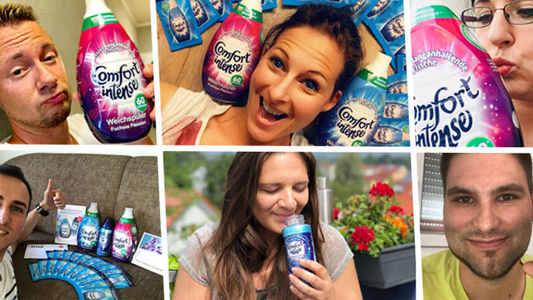 Comfort Intense: Erste Dufterlebnisse.