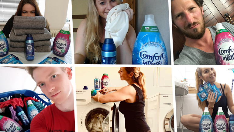 Comfort Intense: Styling fängt beim Waschen an.