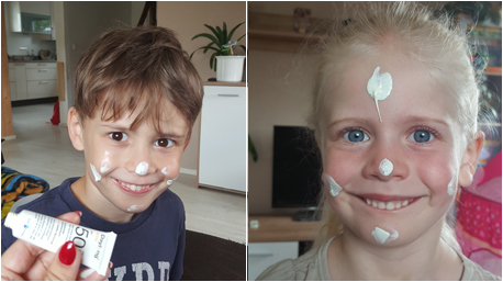 Gemeinsam haben wir in den letzten Wochen fleißig gecremt...