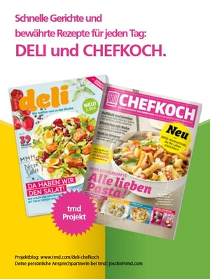 Die Magazine DELI und CHEFKOCH im trnd-Projekt!