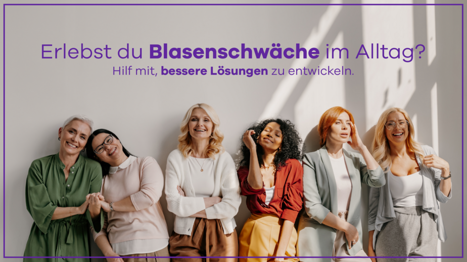 Diskreter Schutz bei Blasenschwäche