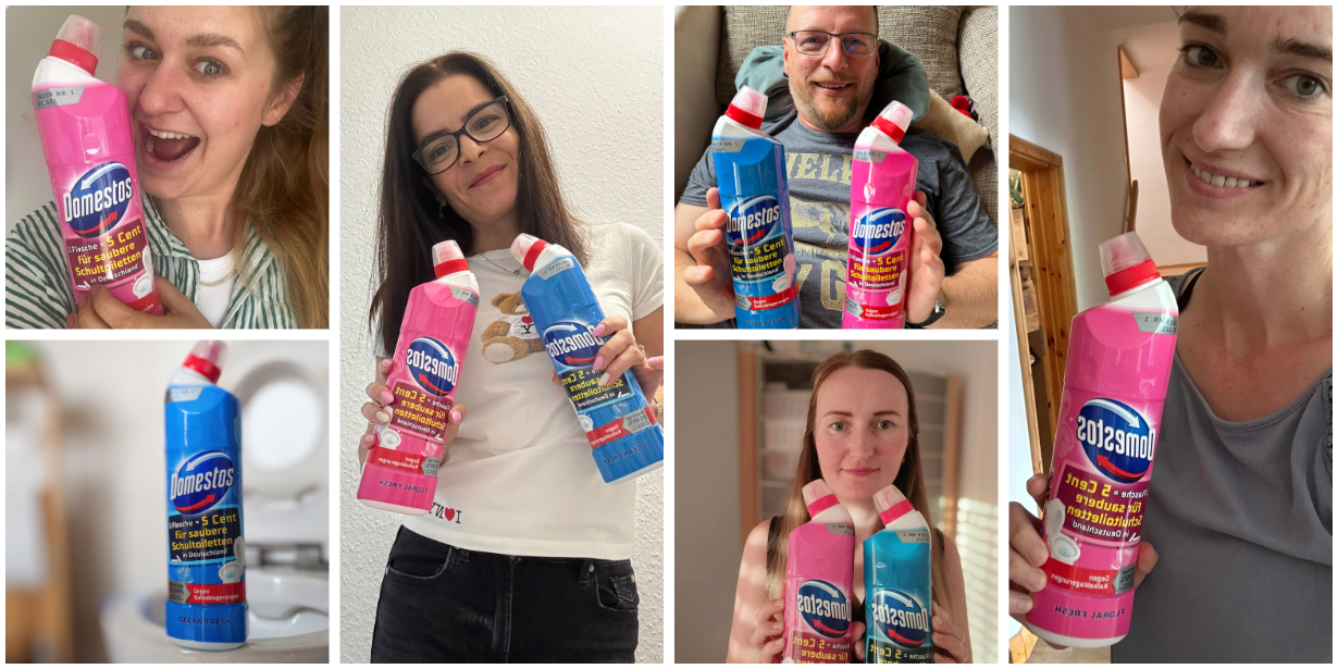 Euer erster Eindruck von dem Domestos Kraft & Frische WC Gel! 