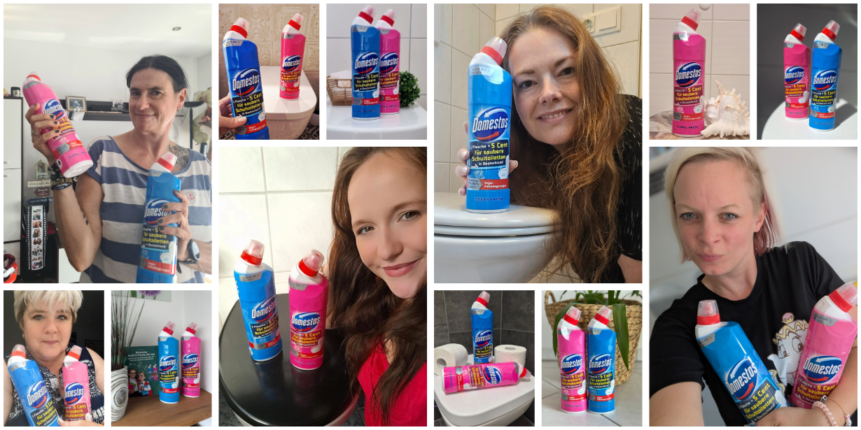 Eure Highlights mit dem Domestos Kraft & Frische WC Gel! ??