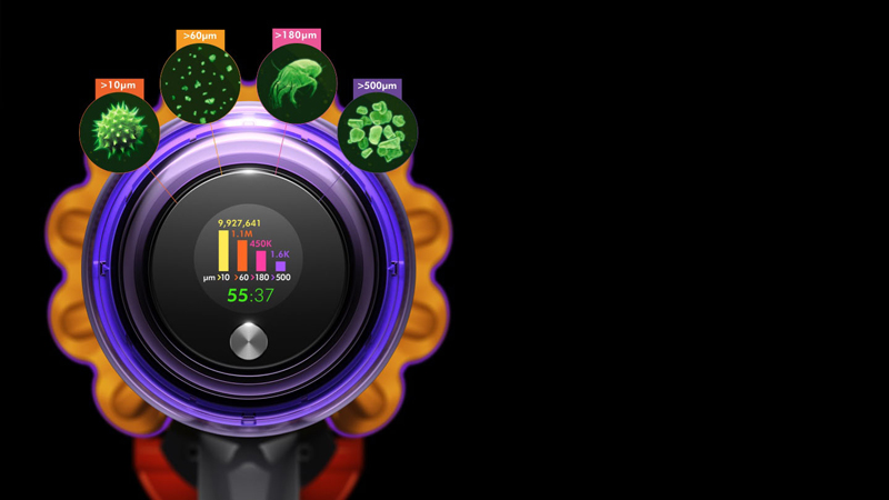 Staubpartikel analysieren 