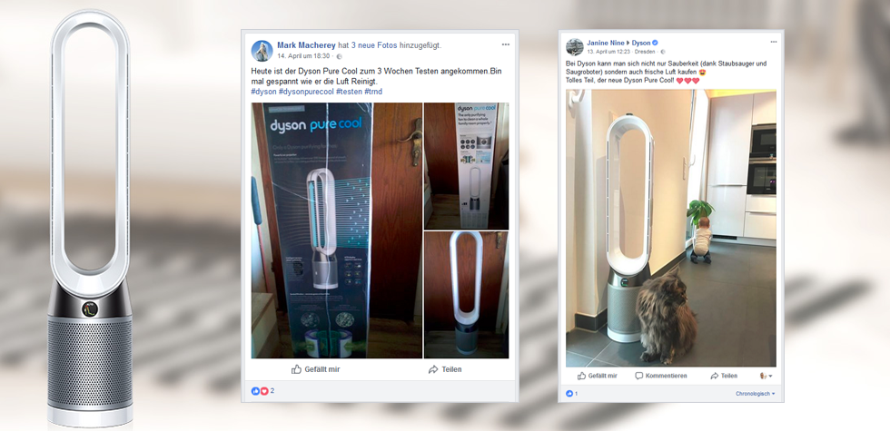 Wir teilen unsere Erfahrungen sowohl in sozialen Netzwerken wie Facebook ...