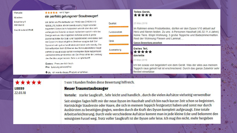 ... als auch in den Onlineshops von Dyson, MediaMarkt und Saturn. Los geht's!