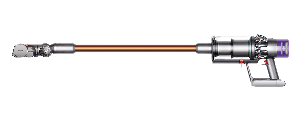 Ein 40 % größerer Staubbehälter im Vergleich zum Vorgängermodell und bis zu 60 Min. Laufzeit ermöglichen die gründliche Reinigung des ganzen Hauses.