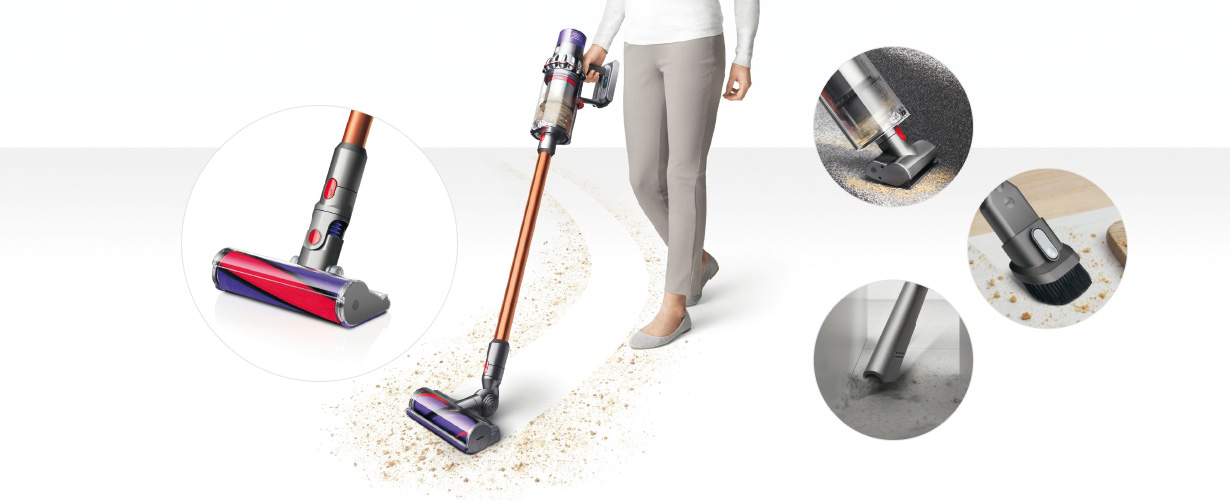 Mit umfangreichem Zubehör eignet sich der neue Staubsauger für die Reinigung von allen Böden und verschiedensten Oberflächen. 