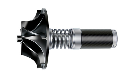 Der 218 g leichte Dyson Digitale Motor V6 erzeugt eine Leistung von 350 Watt und bietet bis zu 20 Minuten konstant hohe Saugkraft.