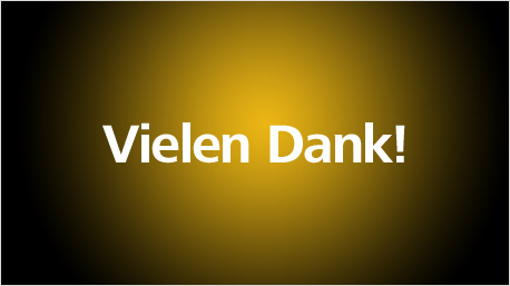Vielen Dank für Euren tollen Einsatz im Projekt!