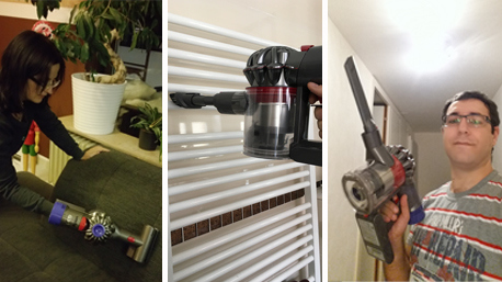 ...und das Zubehör des Dyson V8 Absolute auf die Probe gestellt, deshalb sagen wir: