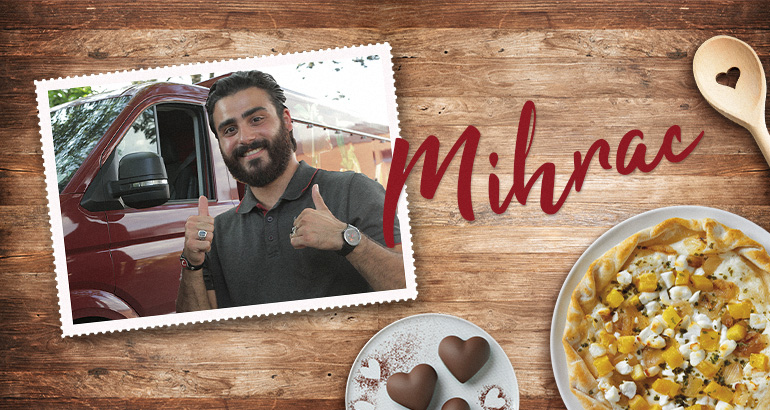 Unser Eismann Buldu begrüßt uns zum Projekt