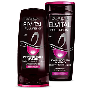 Das Shampoo revitalisiert die Kopfhaut und vermindert Haarbruch, die Spülung sorgt für umfassenden Schutz und bessere Kämmbarkeit.